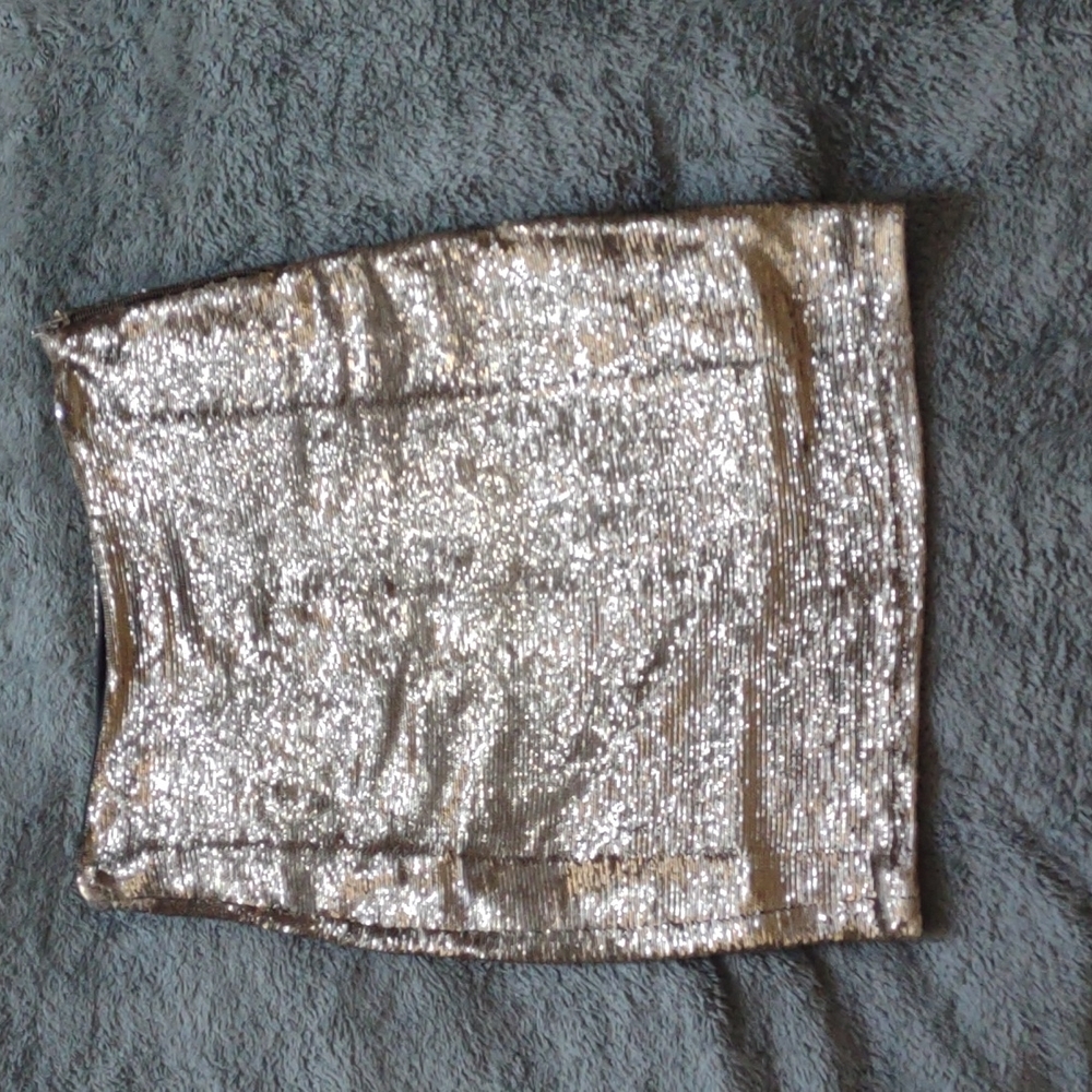 IRO Oaklandia gold sequin mini skirt